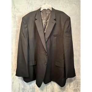 Joseph Abboud Wool Blazer 54R Black Executive Fit Reda 1865 Suit Jacket